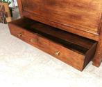 Grote antieke dekenkist-/salontafel zware eik +lade 100x55, Antiek en Kunst, Ophalen