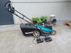 Ferrex accu grasmachine grasmaaier 2 accu's en 2 laadstation, Tuin en Terras, Ophalen, Gebruikt, Ferrex, Accu-grasmaaier