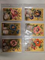 Liebig S267 fleurs et têtes d'enfants, Verzamelen, Ophalen of Verzenden, Voor 1940, Gebruikt, Prent