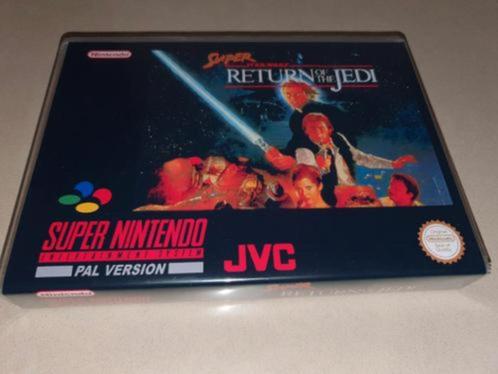 Super Star Wars Return of the Jedi SNES Game Case, Games en Spelcomputers, Games | Nintendo Super NES, Zo goed als nieuw, Verzenden