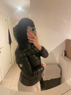 Veste Moncler en cuir noir avec fourrure pour femme, Enlèvement ou Envoi