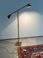 Koperkleurige staande lamp, richtbaar, met dimmer, Ophalen, Zo goed als nieuw, Metaal, 150 tot 200 cm