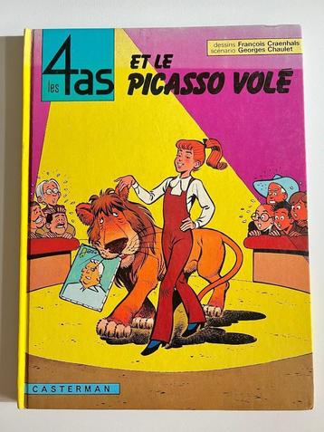 BD Les 4 as et le Picasso volé beschikbaar voor biedingen