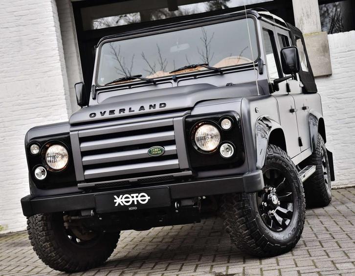 Land Rover Defender 110 CREW CAB DCPU LIMITED OVERLAND EDITI, Auto's, Land Rover, Bedrijf, Te koop, 4x4, ABS, Achteruitrijcamera