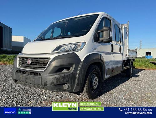 Fiat DUCATO 2.3 dubcab kipper kist !, Autos, Camionnettes & Utilitaires, Entreprise, ABS, Air conditionné, Cruise Control, Système de navigation