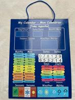 Frans-Engelse magnetische kalender, Kinderen en Baby's, Speelgoed | Educatief en Creatief, Zo goed als nieuw