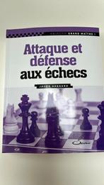 Livre - Attaque et défense aux échecs, Convient aux enfants, Comme neuf, Autres sujets/thèmes