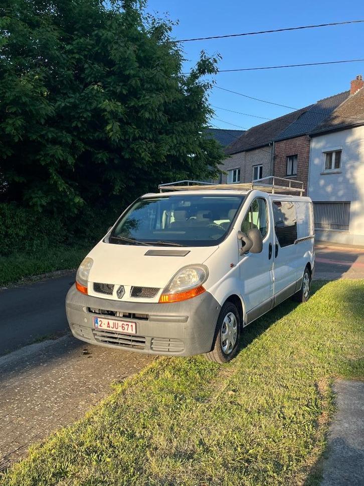 Renault Trafic, Auto's, Bestelwagens en Lichte vracht, Particulier, Airbags, Centrale vergrendeling, Dakrails, Elektrische ramen