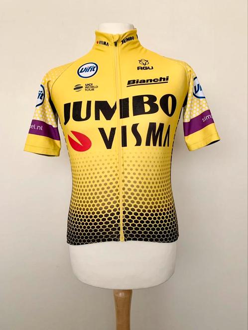 Jumbo Visma 2019 worn by Timo Roosen Netherlands shirt, Sport en Fitness, Wielrennen, Gebruikt, Kleding