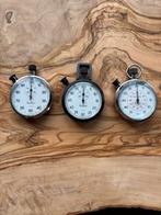 Trois chronomètres Hanhart vintage, Enlèvement ou Envoi, Utilisé, Blanc, Hanhart