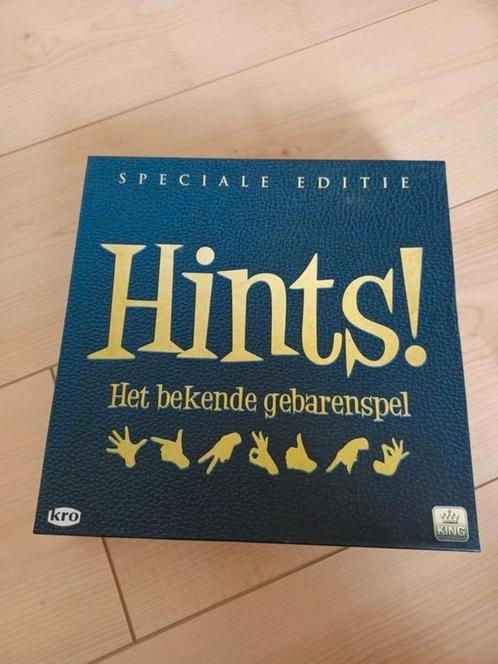 Hints-spel, Hobby en Vrije tijd, Gezelschapsspellen | Overige, Zo goed als nieuw, Drie of vier spelers, Vijf spelers of meer, Ophalen of Verzenden