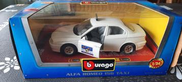 Bburago Alfa Romeo 156 TAXI LUNA ROSSA 1997 1/24 beschikbaar voor biedingen