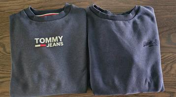 2 sweaters Tommy jeans en superdry xs  beschikbaar voor biedingen