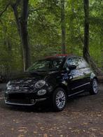 Prachtige fiat 500c te koop wegens krijgen bedrijfswagen, Auto's, Fiat, Automaat, Euro 6, Cabriolet, Zwart