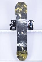 145 cm snowboard BURTON RADIUS, black/yellow, woodcore, FLAT, Sport en Fitness, Snowboarden, Verzenden, Gebruikt, Board