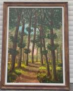 huile sur panneau signe gilbert van belleghem, Antiek en Kunst, Kunst | Schilderijen | Klassiek, Ophalen of Verzenden