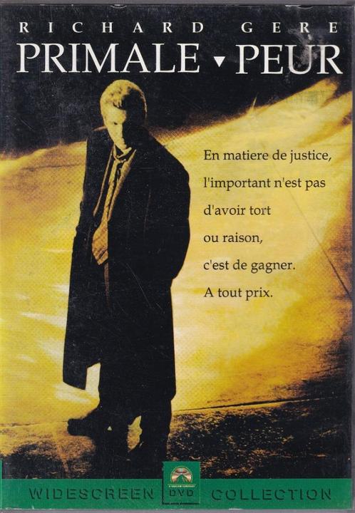 Primal Peur (1996) Richard Gere - Laura Linney, CD & DVD, DVD | Thrillers & Policiers, Comme neuf, Mafia et Policiers, À partir de 12 ans