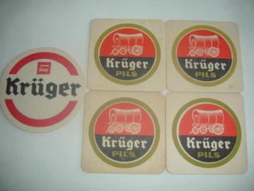 5 bierviltjes van Krüger voor € 1,50 beschikbaar voor biedingen