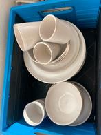 Handgemaakt servies lichtroze, Ophalen, Zo goed als nieuw