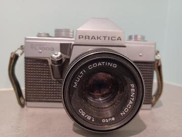 Appareil photo argentique - Praktica Super TL 1000  + obj beschikbaar voor biedingen