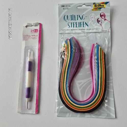 Strookjes quillingpapier met stokgereedschap, 280 stuks, Hobby en Vrije tijd, Scrapbooking, Nieuw, Papier of Karton, Overige merken