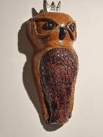 Koningsuil in keramiek , uil van 31 cm hoog , aardewerk, Enlèvement ou Envoi