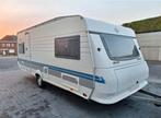 winterkoopje - Caravan Hobby 560 bj 2000 - 4 slaapplaatsen, Caravans en Kamperen, Hobby, Treinzit, Particulier, Luifel