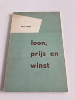 Karl Marx : " Loon, prijs en winst " 1956 Pegasus, Boeken, Gelezen, Karl Marx, Ophalen of Verzenden, Politiek en Staatkunde