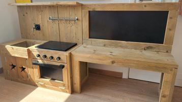 Speelgoed keuken steigerhout beschikbaar voor biedingen