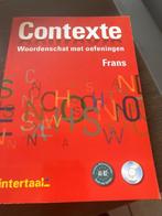 SCHOOLBOEK FRANS CONTEXTE - WOORDENSCHAT MET OEFENINGEN, Autres niveaux, Enlèvement ou Envoi, Intertaal, Neuf