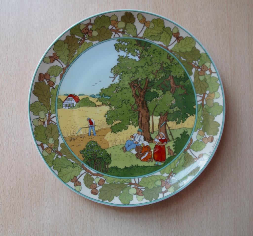 M257. Assiette décorative Villeroy & Boch – 25 cm, Antiek en Kunst, Antiek | Wandborden en Tegels, Ophalen of Verzenden
