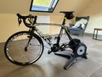 Zannata Curve Z82 Di2 met Tacx Flux S, Carbon, Heren, Zo goed als nieuw, 57 tot 61 cm