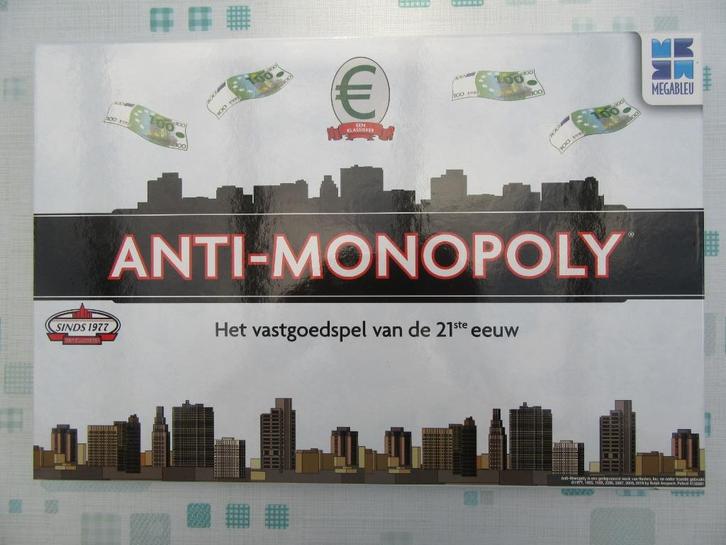 Anti monopoly, Hobby en Vrije tijd, Gezelschapsspellen | Bordspellen, Zo goed als nieuw, Ophalen of Verzenden