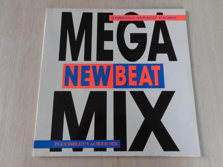 Various – New Beat Megamix, Cd's en Dvd's, Vinyl | Dance en House, Gebruikt, Overige genres, 12 inch, Ophalen of Verzenden