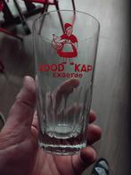 Rood kap exaerde bierglas, Ophalen of Verzenden, Zo goed als nieuw