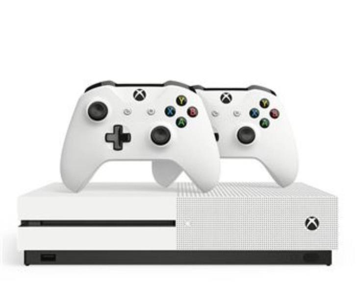 Xbox one 1000gb 2 controllers, Games en Spelcomputers, Spelcomputers | Xbox One, Zo goed als nieuw, Xbox One, 1 TB, Met 2 controllers