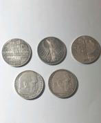 Zilveren  verzameling bestaat uit Duitse munten, Postzegels en Munten, Ophalen of Verzenden