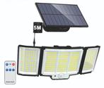 LED Spot 348 leds - binnen/buiten - bewegingssensor - solar, Nieuw, Batterij, Kunststof, Ophalen of Verzenden