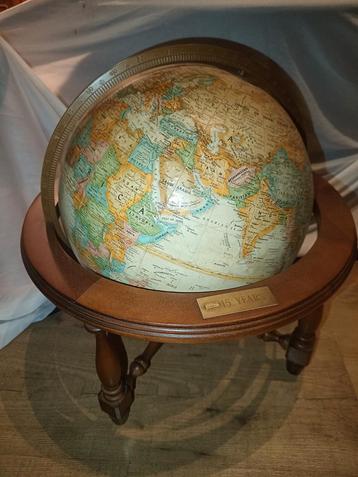 Antieke wereldbol met reliëf van Replogle  van 30cm, Enlèvement ou Envoi, Comme neuf