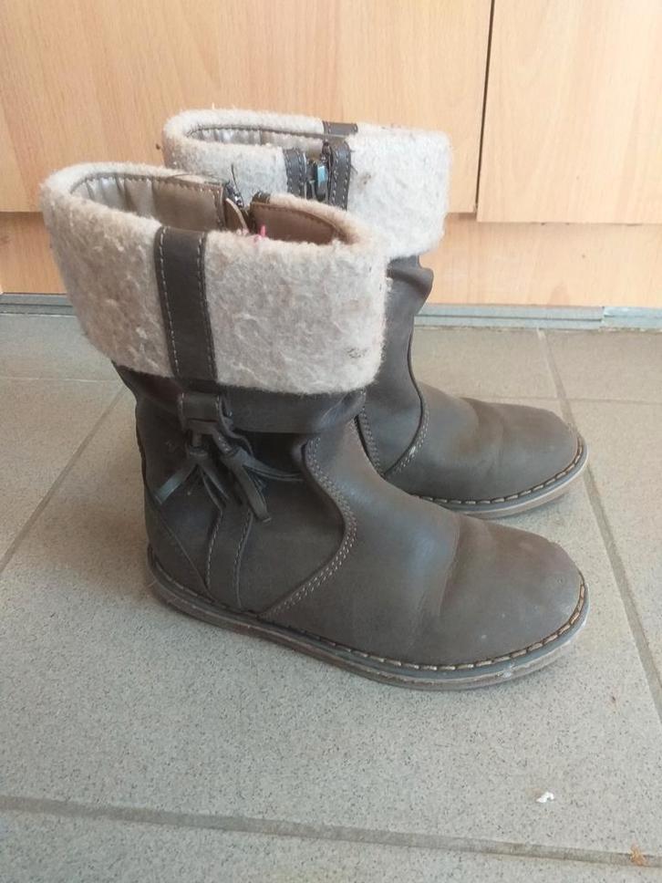 Bruine laarsjes maat 28, goede staat, Kinderen en Baby's, Kinderkleding | Schoenen en Sokken, Zo goed als nieuw, Laarzen, Meisje
