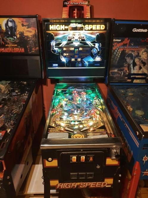 Flipper Williams High speed, Collections, Machines | Flipper (jeu), Comme neuf, Williams, Enlèvement ou Envoi