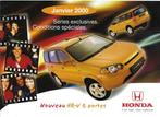 Honda reclamefolder januari 2000, Honda, Utilisé, Envoi