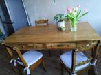 Table à manger + 5 chaises -  RETIRER À STEMBERT (VERVIERS), Maison & Meubles, Rectangulaire, 50 à 100 cm, Enlèvement, 150 à 200 cm