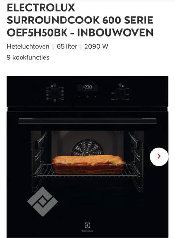 ELECTROLUX SURROUNDCOOK 600 SERIE OEF5H50BK - INBOUWOVEN beschikbaar voor biedingen