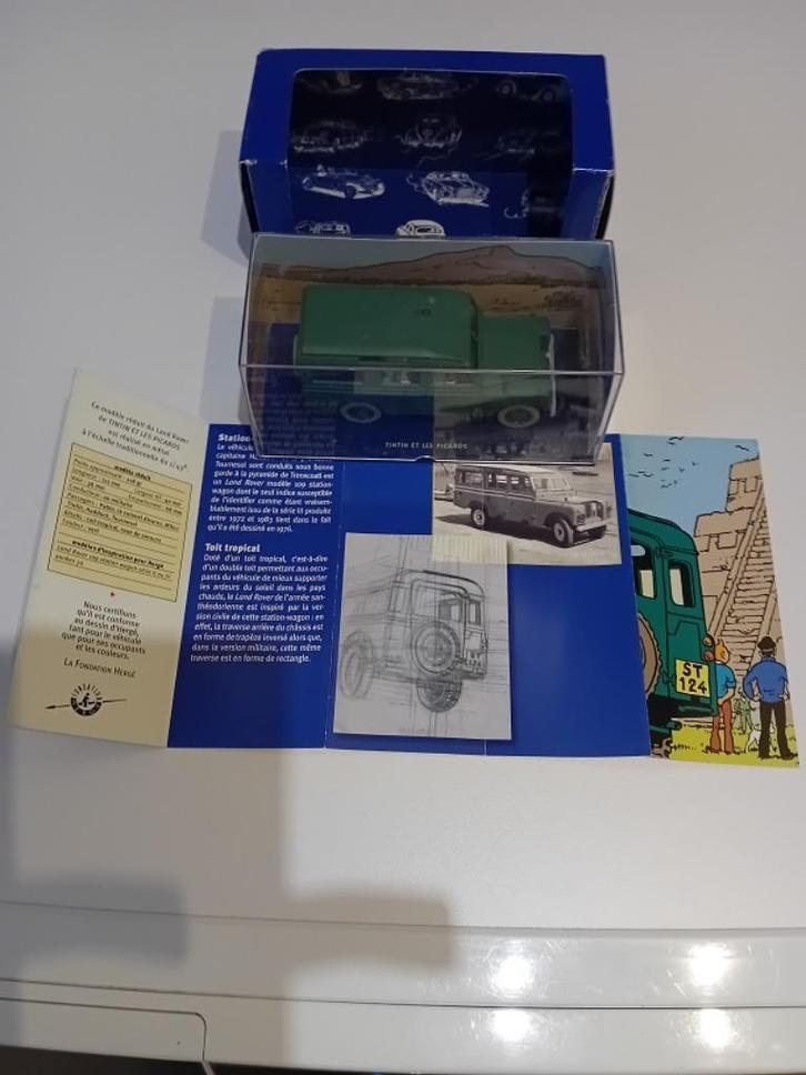 Kuifje nr 43 De Land Rover van generaal Tapioca ( 1:43 ), Verzamelen, Stripfiguren, Nieuw, Overige typen, Kuifje, Ophalen of Verzenden