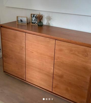 Modulo kast teak fineer, Teck, Avec porte(s), 25 à 50 cm, Moins de 100 cm