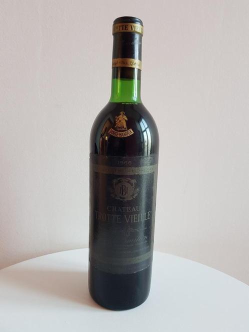 Château Trotte-Vieille 1966, Verzamelen, Wijnen, Zo goed als nieuw, Rode wijn, Frankrijk, Vol, Ophalen of Verzenden