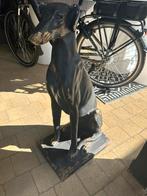 Zwart beeld hond, Enlèvement