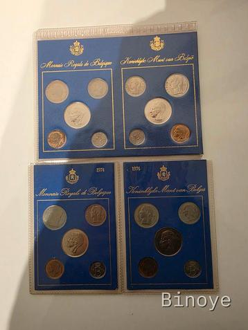 Belgique – Séries FDC 1974 FR+NL & 1975 – Baudouin
 beschikbaar voor biedingen