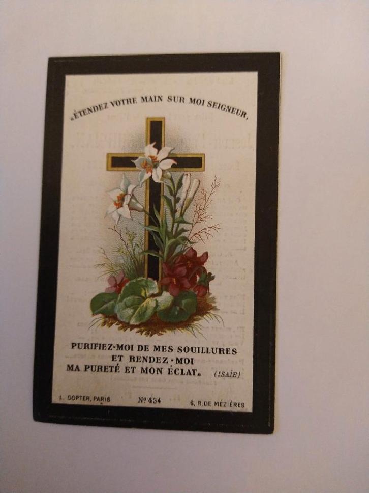 bidprentje J F Schipman - Frans + Nederlands, Verzamelen, Bidprentjes en Rouwkaarten, Bidprentje, Ophalen of Verzenden
